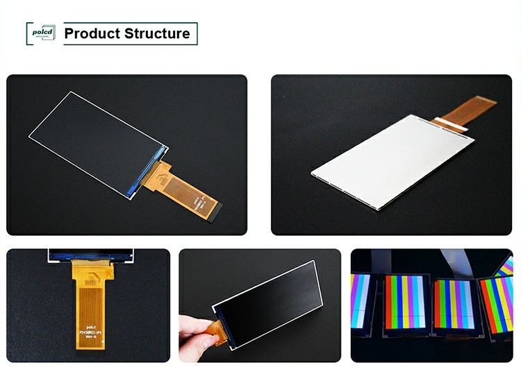 Polcd Rgb Interface پانل های صفحه نمایش رنگی 4.5 اینچی 480 * 854 رزولوشن 40pin GC9503V Ic TFT LCD Module