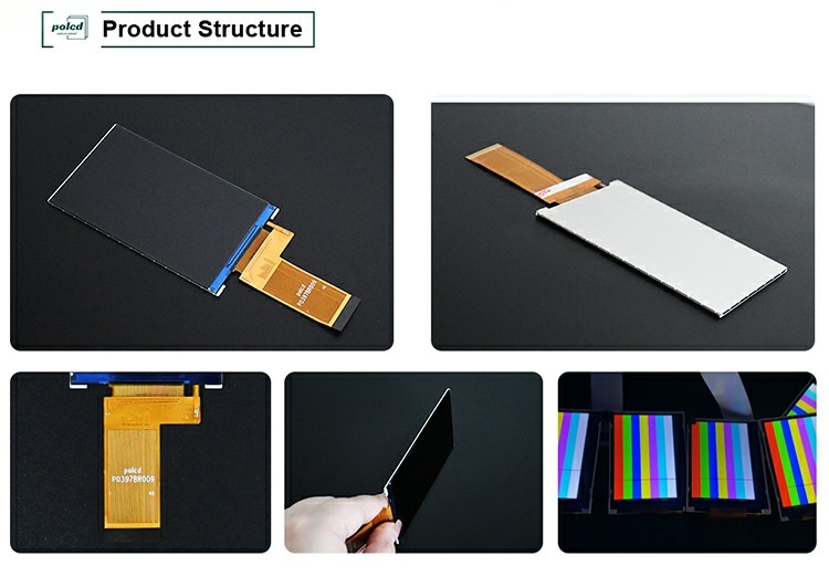 ماژول نمایشگر LCD TFT Polcd 3.97 اینچ 4 اینچ 480*800 300nit 40pin رابط RGB تمام انتقالی ST7701S