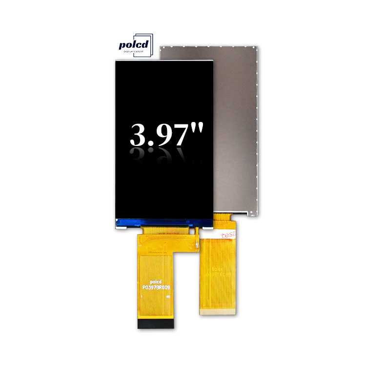 Polcd زاویه مشاهده کامل 4 اینچ 480*800 st7701s رابط RGB IPS 3.97 اینچ ماژول LCD TFT