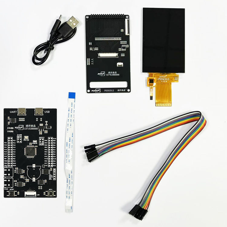 تولید کننده سفارشی PCB صفحه نمایش LCD 3.5 اینچی Polcd، مونتاژ برد مدار چاپی چند لایه