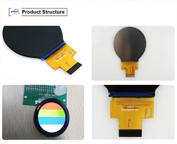 Polcd 2.1 Inch 480x480 IPS round TFT Color Display LCD Module with MIPI Interface for LCM and Panel (مورد نمایش رنگی LCD TFT با رابط MIPI برای LCM و پنل)