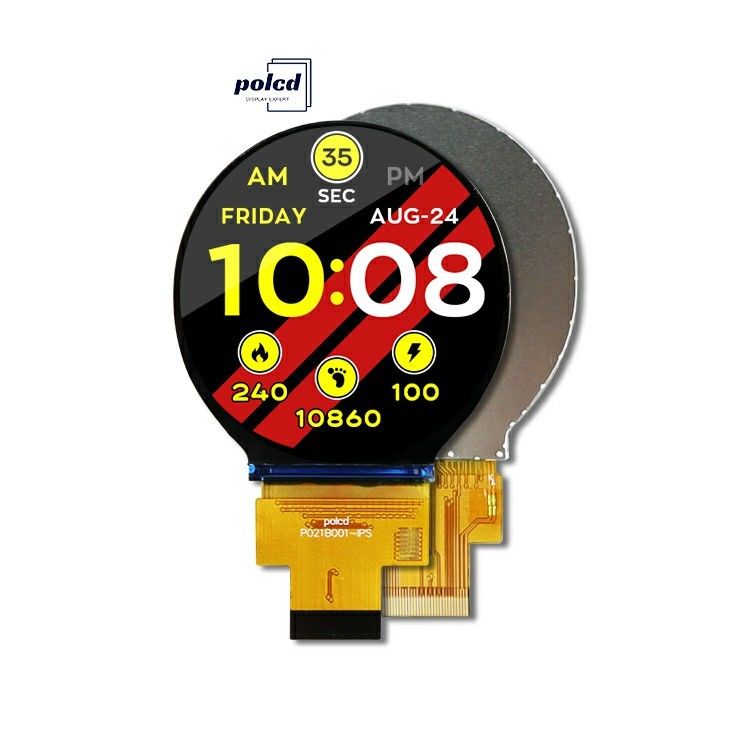 Polcd 2.1 Inch 480x480 IPS round TFT Color Display LCD Module with MIPI Interface for LCM and Panel (مورد نمایش رنگی LCD TFT با رابط MIPI برای LCM و پنل)