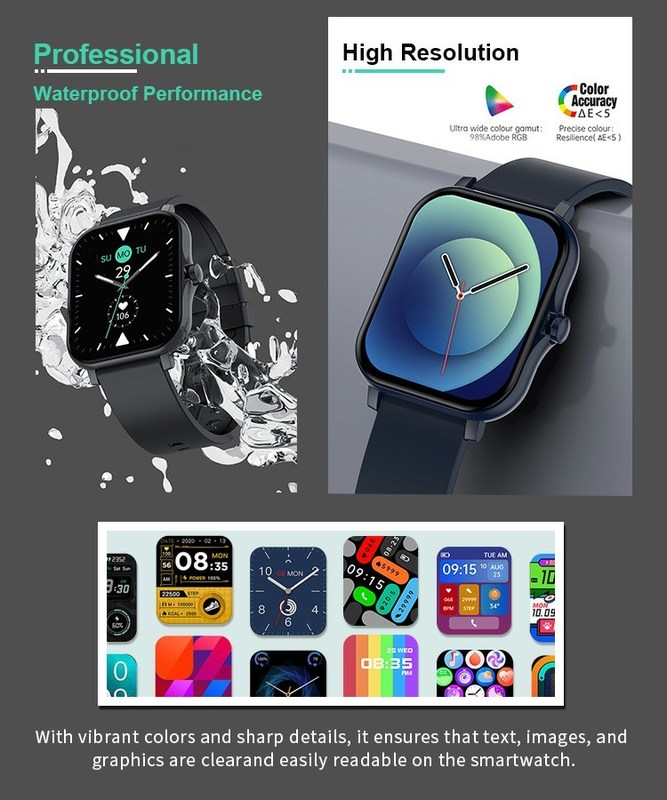 Polcd 1.69 اینچ TFT Capacitive Touch Screen 240x280 به طور معمول ماژول LCD IPS سیاه