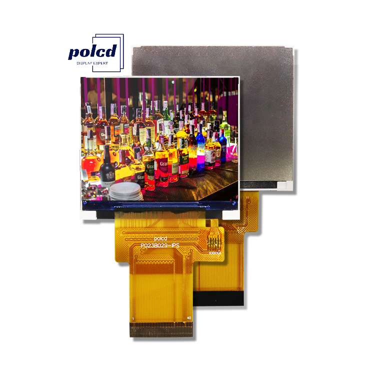 Polcd 2.3 Inch TFT LCD 480*360 ST7701S RGB Interface 40 pin 310nit brightness LCM Display