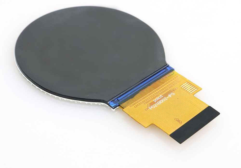 Polcd Custom 2.1 Inch IPS TFT Round LCD Display Module با رابط SPI RGB