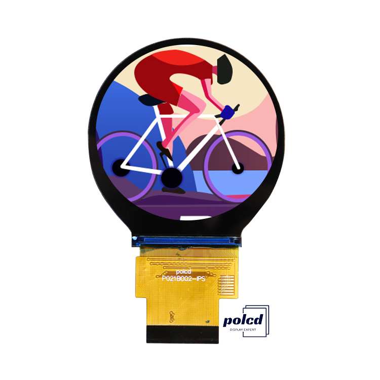 ماژول LCD صفحه نمایش رنگی دایره ای TFT IPS 2.1 اینچی 480x480 Polcd LCM