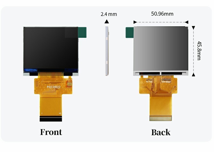 Polcd 2.3 Inch 320*240 ILI9342C TFT LCD Module SPI Interface 40pin IPS Model TFT LCD Display