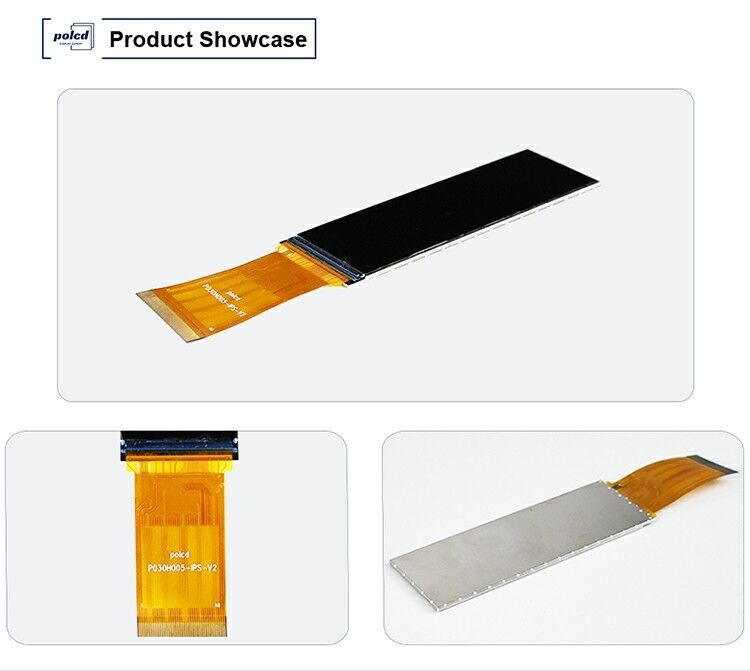 ماژول صفحه نمایش رنگی 3 اینچی Polcd 268*800 ST7701S ic روشنایی بالا IPS 3