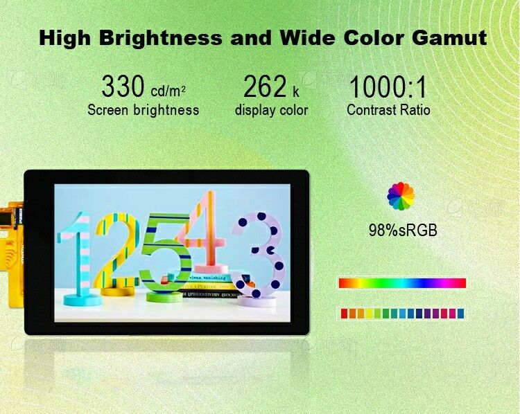Polcd 5 اینچ TFT LCD ماژول 720 * 1280 IPS زاویه مشاهده پانل لمسی ظرفیت LCD