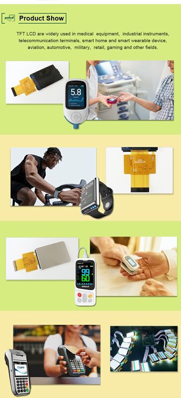 Polcd 2.4 اینچ IPS صفحه نمایش LCD روشنایی بالا 450 نایت MCU ST7789V 240x320 رزولوشن ماژول نمایش LCD TFT