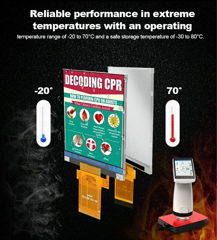 Polcd 2.4 اینچ LCM ماژول SPI MCU Transflective جوشکاری 20pin رزولوشن 240x320 صفحه LCD TFT