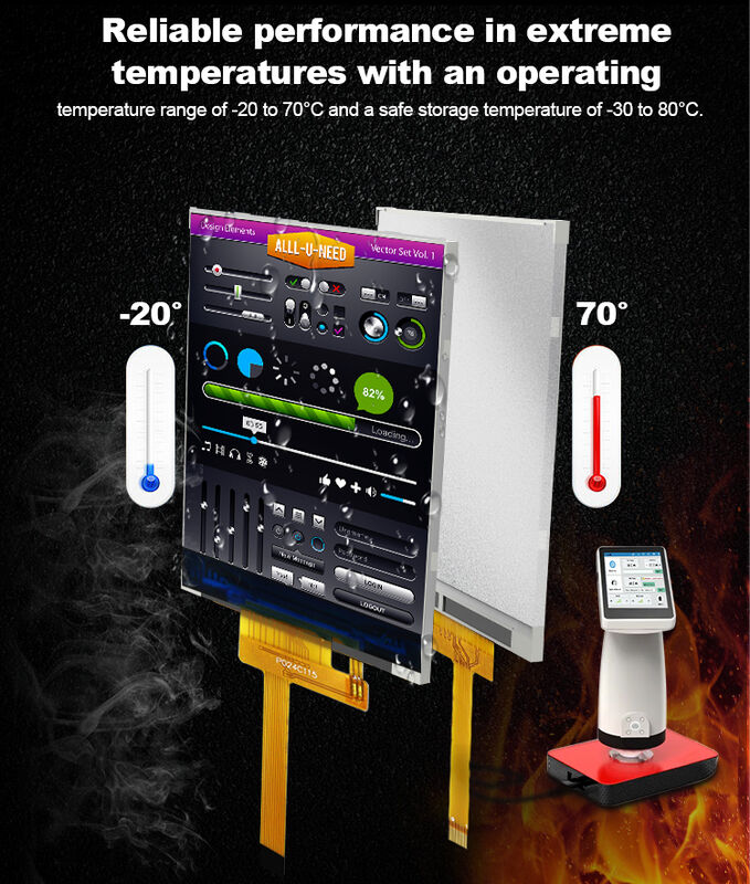 Polcd 260 Nit HD صفحه نمایش TFT 240X320 4 سیم رابط SPI 2.4 اینچ Tft LCD