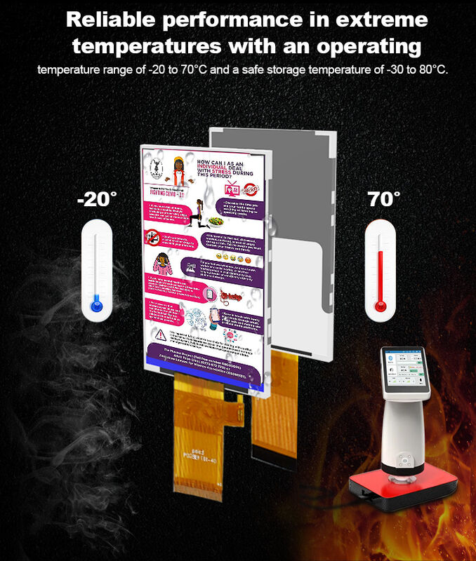 صفحه نمایش LCD 2.8 اینچی 240*320 Transflective Polcd ST7789T3 با رابط Mcu Spi ماژول نمایشگر LCD TFT IPS 2.8 اینچی