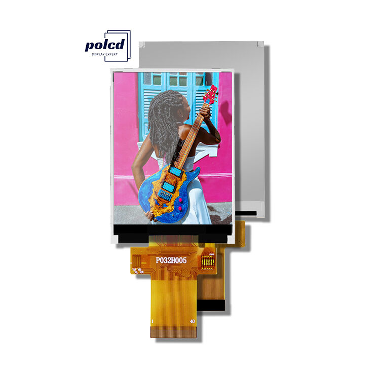 Polcd 3.2 اینچ 240x320 پیکسل اندازه نمایش TFT کوچک ILI9488 راننده ic LCD