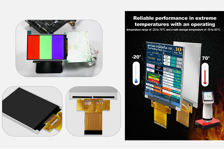 نمایشگر TFT 3.2 اینچی Polcd 12 O'CLOCK با ماژول LCD TFT ILI9341V با رزولوشن 240x320