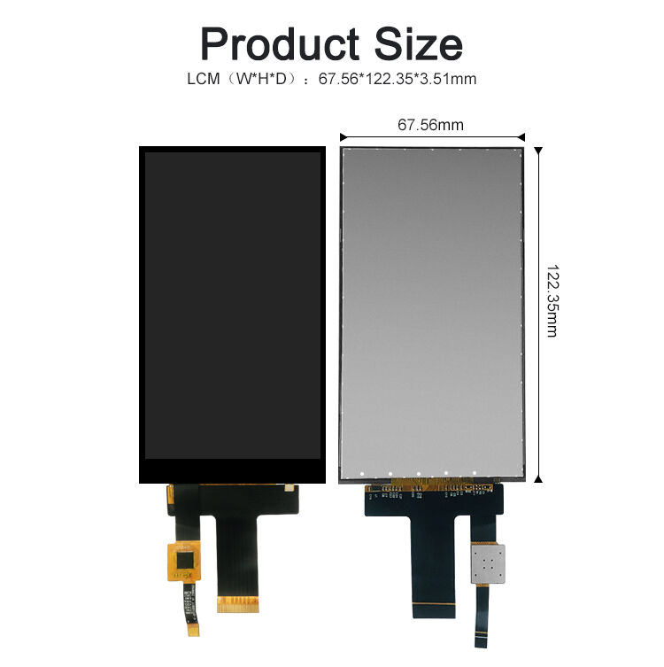 Pocld 5 اینچ LCM Screen 720*1280 رزولوشن Capacitive Touch Panel رابط MIPI 30pin صفحه نمایش LCD TFT