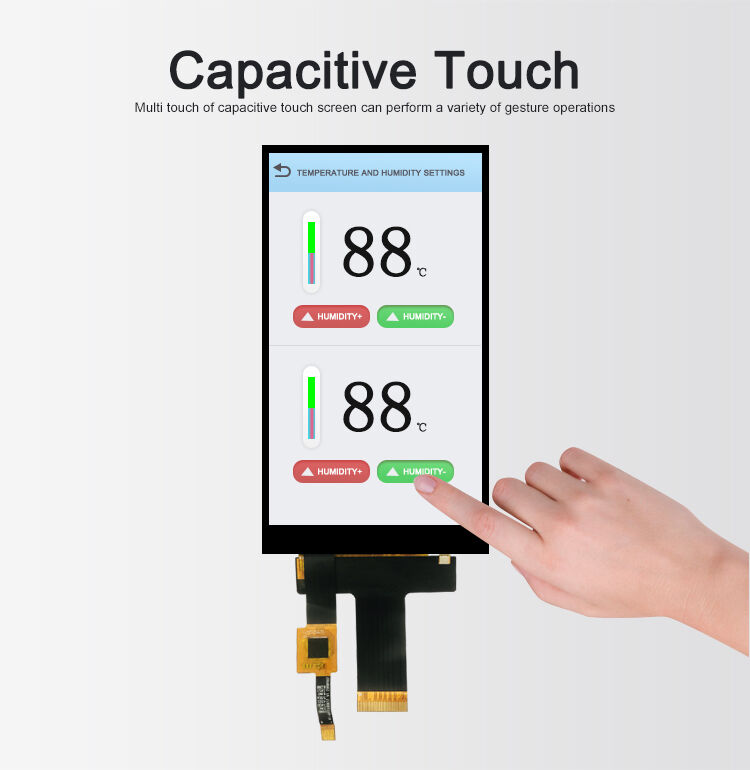 Pocld 5 اینچ LCM Screen 720*1280 رزولوشن Capacitive Touch Panel رابط MIPI 30pin صفحه نمایش LCD TFT