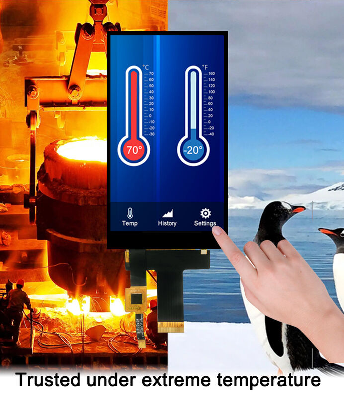 Pocld 5 اینچ LCM Screen 720*1280 رزولوشن Capacitive Touch Panel رابط MIPI 30pin صفحه نمایش LCD TFT