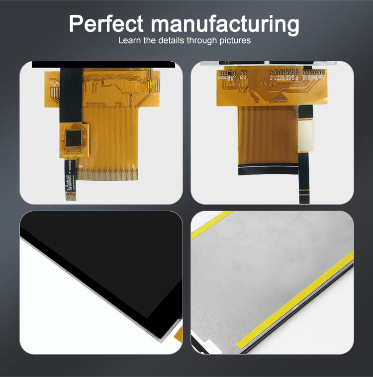 Polcd 3.97 اینچ 480*800 رزولوشن 50pin رابط MCU درخشان بالا ماژول صفحه نمایش LCD TFT لمس