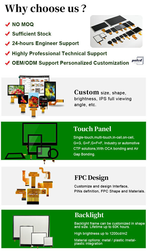 Polcd عمده فروشی 2.4 اینچ صفحه نمایش کریستال مایع 240x320 QVGA ST7789V2 SPI ماژول های صفحه نمایش LCD