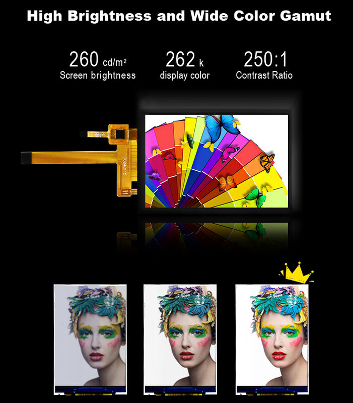 ماژول نمایشگر کوچک 2.4 اینچی TFT Polcd با اندازه کوچک 2.4 اینچی IPS ST7789V3 صفحه نمایش LCD 240x320 با پنل لمسی