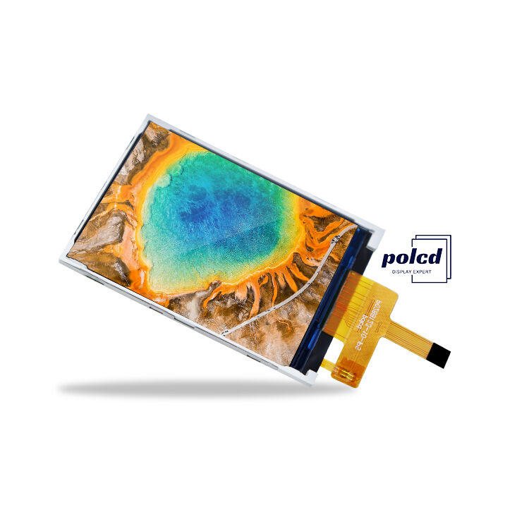 Polcd دمای گسترده 2.8 اینچ Lcd ماژول 240*320 300nit SPI 2.8 IPS زاویه مشاهده