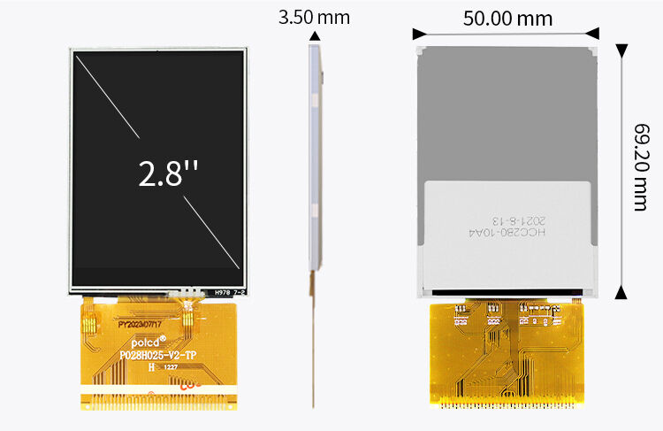 ماژول LCD 2.8 اینچی 240*320 TFT با صفحه نمایش لمسی مقاومتی MCU با صفحه نمایش 2.8 اینچی LCD