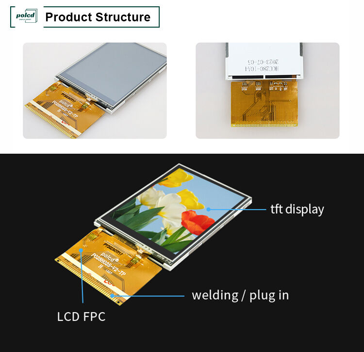 ماژول LCD 2.8 اینچی 240*320 TFT با صفحه نمایش لمسی مقاومتی MCU با صفحه نمایش 2.8 اینچی LCD