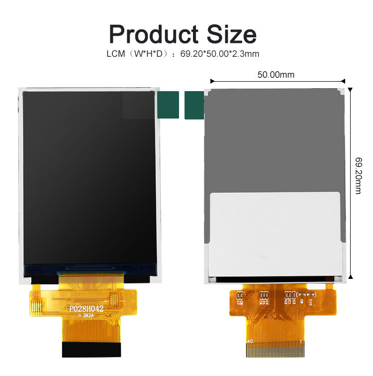 Polcd 2.8 اینچ صفحه نمایش LCD صفحه نمایش 240 * 320 MCU رابط SPI ILI9341V TFT LCD ماژول نمایش