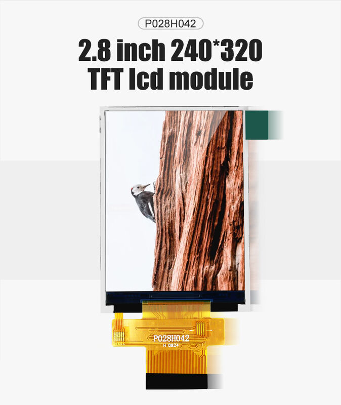 Polcd 2.8 اینچ صفحه نمایش LCD صفحه نمایش 240 * 320 MCU رابط SPI ILI9341V TFT LCD ماژول نمایش