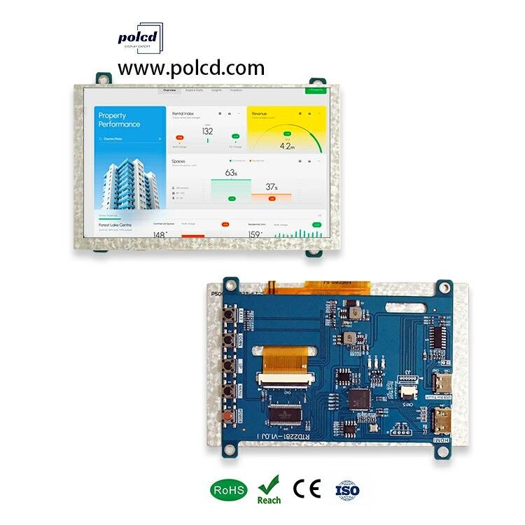Polcd 4.3 5 اینچ Universal LCD Driver Board HD-MI USB Controller Board RTD2281 برای ماژول نمایش LCD TFT