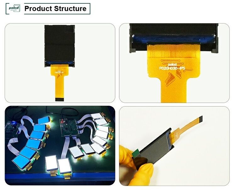 Polcd 2′′ LCD کوچک 240x320 رزولوشن ST7789V IC Screen MCU رابط 2 اینچ LCD Display Module