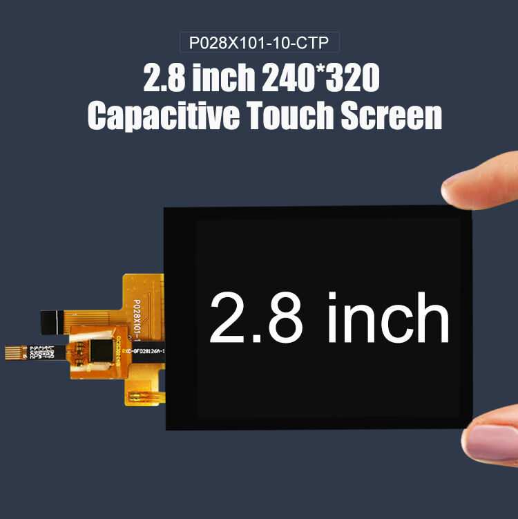 Polcd 2.8 اینچ صفحه نمایش TFT 240x320 ST7789V 10pin رابط SPI Capacitive Touch Screen 2.8 
