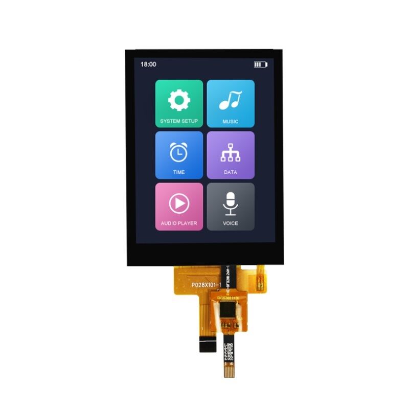 Polcd 2.8 اینچ صفحه نمایش TFT 240x320 ST7789V 10pin رابط SPI Capacitive Touch Screen 2.8 