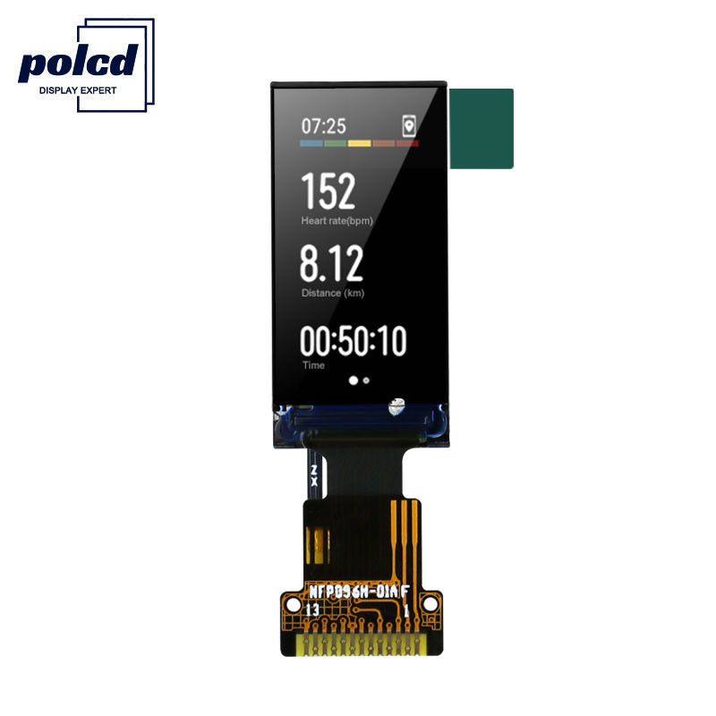 صفحه نمایش 1.5 میلی متری TFT LCD 400 Nit 80x160 پیکسل Polcd 0.96 Tft