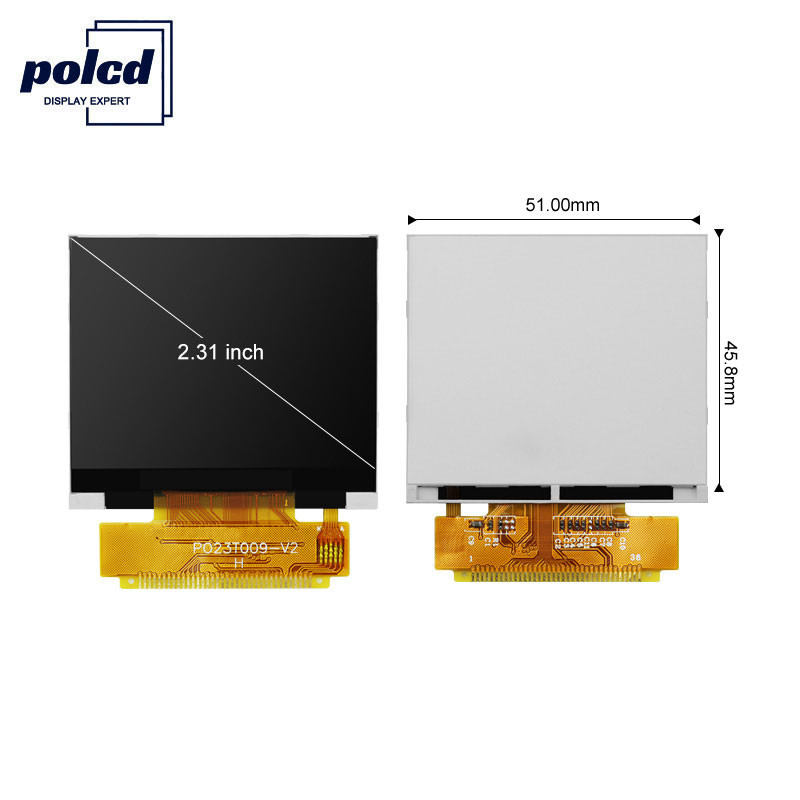 Polcd ILI9342C 2.31 اینچ ال سی دی 8080 MCU 16 بیتی 320x240 LCD نمایشگر 300 نیت