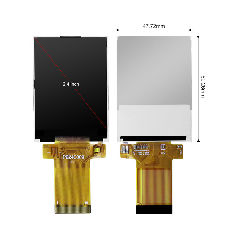 صفحه نمایش LCD 16 بیتی Tft 16 بیتی Polcd 350 Nit ILI9341V صفحه لمسی 2.4 اینچی