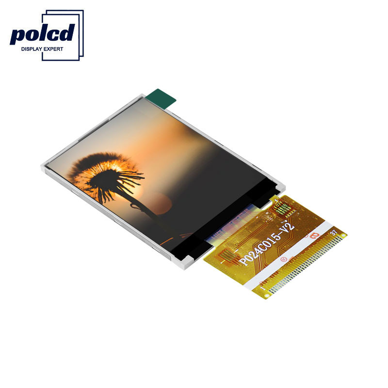 صفحه نمایش Tft Polcd 300 Nits 65K 2.4 اینچ Tft LCD Ili9341V 16 بیتی