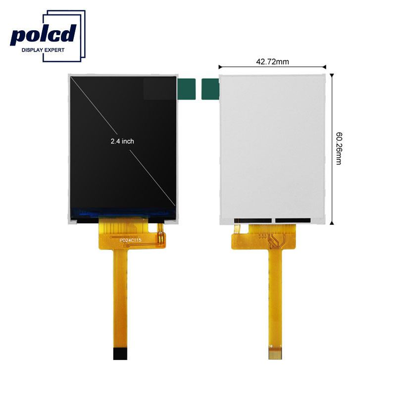 نمایشگر Polcd 260 Nit HD TFT 240X320 2.4 اینچ Tft LCD 4 Wire SPI