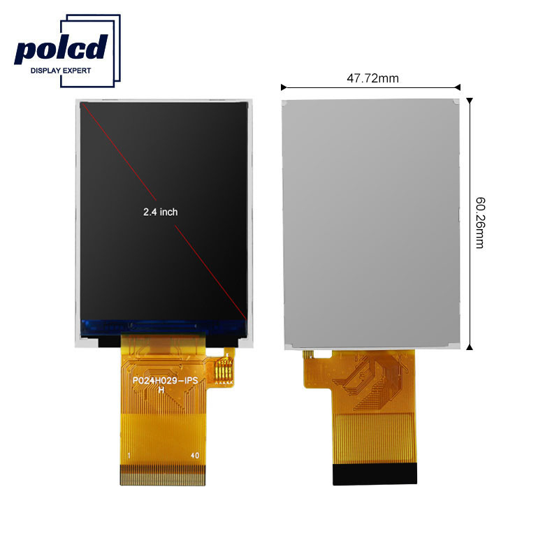 صفحه نمایش لمسی Polcd 350 Nit Tft 2.4 اینچی نمایشگر LCD 16 بیتی ISO9001