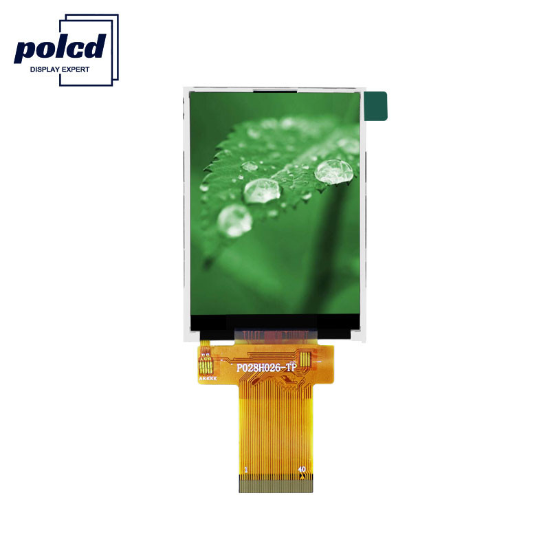 صفحه نمایش لمسی ال سی دی Polcd ILI9341V 2.8 اینچ Tft LCD 350 Nit برای پزشکی