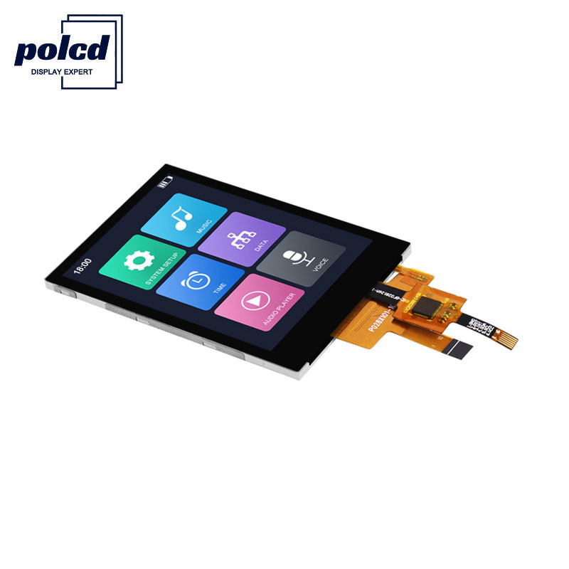 صفحه نمایش لمسی خازنی Polcd 300 Nit TFT RoHS 2.8 اینچ Tft Touch Shield