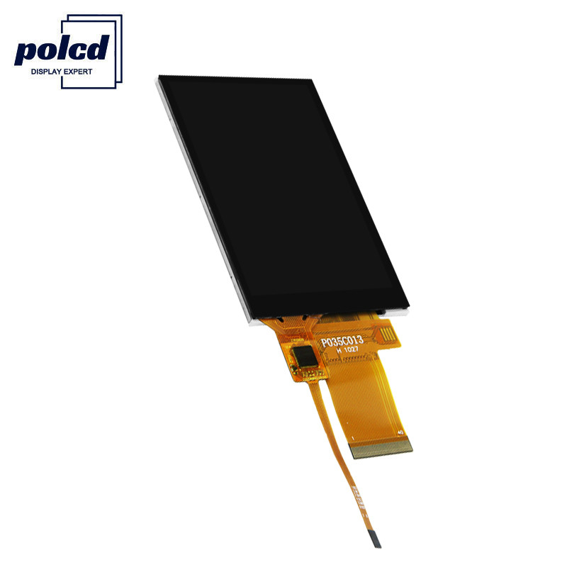 صفحه نمایش لمسی LCD 3.5 اینچی Tft Tft خازنی 8080 MCU Polcd 450 Brightness Tft