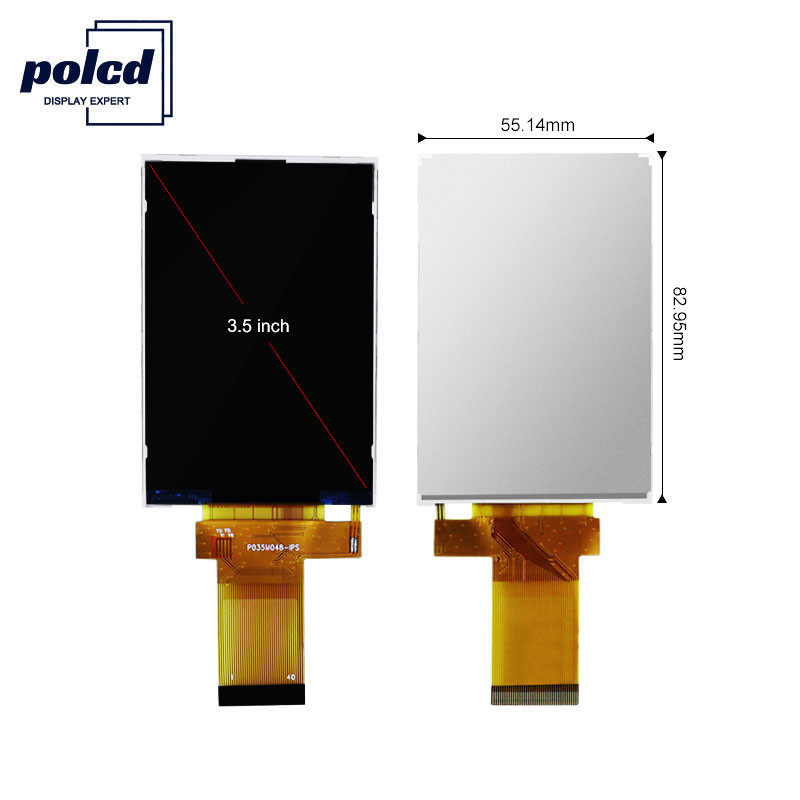 نمایشگر 5 اینچی Ips Polcd 350 Nit 800X480 نمایشگر 18 بیتی RGB Ips Tft 153 * 153 Um