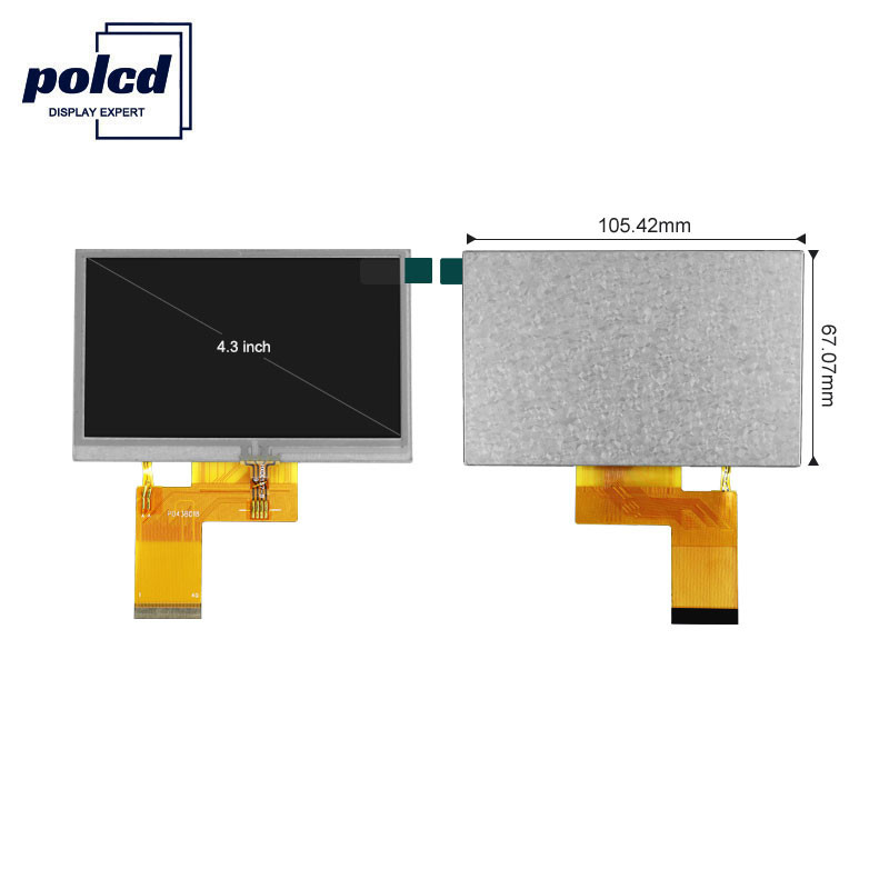 صفحه نمایش لمسی Raspberry Pi LCD 800X480 LCD Tft 4.3 اینچی 280 Q38 Nit