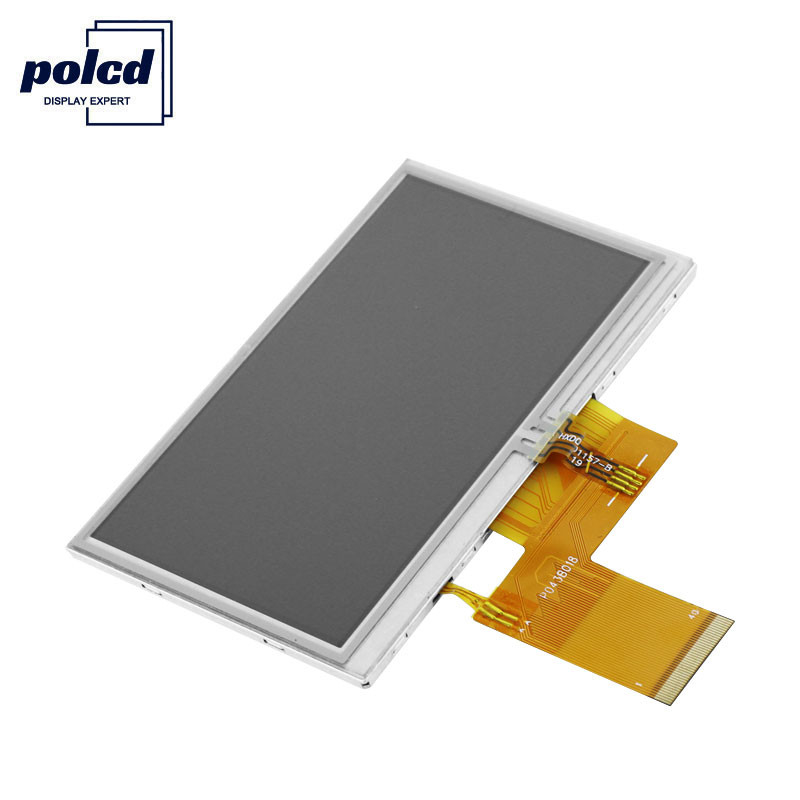 صفحه نمایش 24 بیتی 4.3 اینچی Tft Polcd RGB صفحه لمسی خازنی Tft 300 Nits