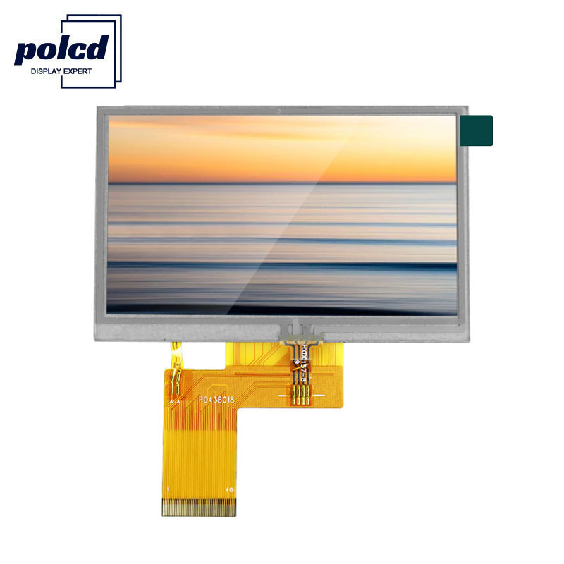 Polcd ST7262E43 4.3 اینچ Hdmi LCD 800x480 لمسی پنل RGB 24 بیتی