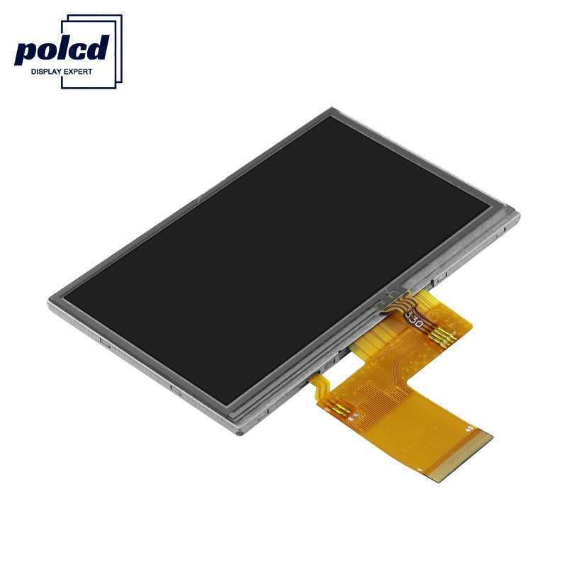 صفحه نمایش لمسی صنعتی 480x272 Polcd RGB 24 بیتی 4.3 اینچی Tft LCD