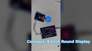 صفحه نمایش TFT دایره ای گرد 1.28 اینچی 240x240 Polcd