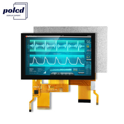 صفحه نمایش LCD Tft با وضوح 800x480 رنگ RGB St7262 پنل لمسی ظرفیت